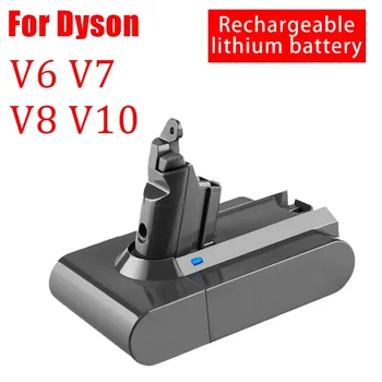 1 Originali įkraunama baterija, skirta Dyson 21.6V V6, V7, V8, V10 serijoms, SV07, SV09, SV10, SV12, DC62, Animal Pro dulkių siurbliui