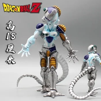 18cm Anime Dragon Ball Frieza Veiksmo figūrėlė Roboto figūrėlė Mechaninė forma Frieza Pvc Kolekcinis ornamentas Dekoro modelis Lėlių žaislai