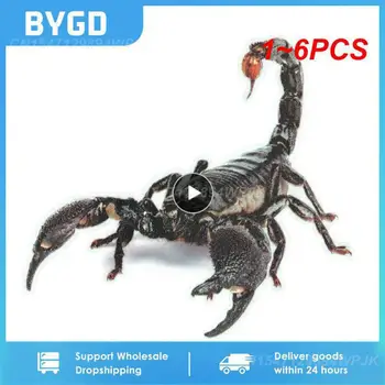 1~6PCS Spider Lizard Scorpion automobilio lipdukas 3D gyvūnų raštas Transporto priemonės lango veidrodis Buferis Lipdukas Dekoras Atsparus vandeniui Aukštas
