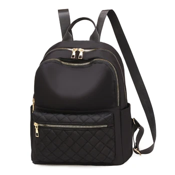 2023 Fashion Waterproof Oxford Backpack Women Black School Bags for Teenage Girls Large Capacity Fashion Travel Tote kuprinė