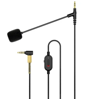 3.5mm vyriškas garsumo strėlės mikrofono kabelis, skirtas SONY WH-1000XM4 / 1000XM3 ClearSpeak universalus kabelis su strėlės mikrofono laidais E1YA