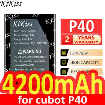 4200mAh KiKiss galinga baterija P 40 (J9) skirta cubot P40