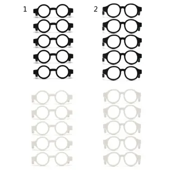 5Dalys Juodo rėmelio akiniai Mini aksesuaras Foto rekvizitai Rėmelis Akiniai Dropship