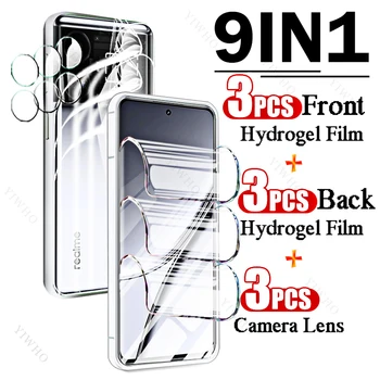 9in1 Full Cover Front Back Hydrogel Film for Realme GT5 6.74