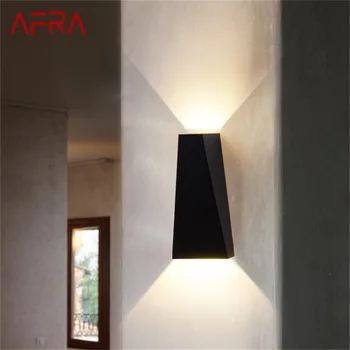 AFRA LED lauko sienų šviestuvai Vandeniui atsparūs atspalviai Naujo stiliaus kūrybinis dekoratyvinis prieangio koridorius Praėjimas Miegamasis Svetainė