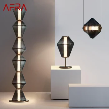 AFRA šiaurietiška grindų lempa Minimalizmas Modernus šeimyninis Iiving kambarys Miegamasis Kūrybiškumas LED dekoratyvinis stovintis šviestuvas