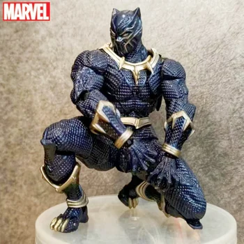 Akam Factory 030 Marvel 15cm Black Panther Joint Moving Anime Action Figure Pvc Toys Doll Collection Cartoon Model Toy Gift