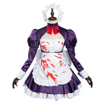 Anime High-Rise Invasion Maid-fuku Kamen Cosplay kostiumo tarnaitės suknelės apranga