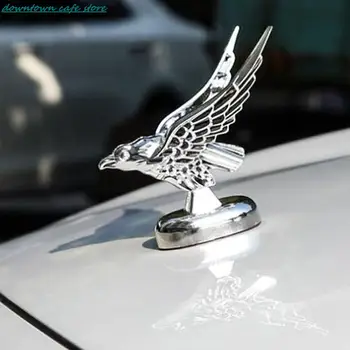 Automobilio išorės apdaila Variklio dangčio priekinis gaubtas Erelio ornamento ženklelis Automatinis priekinis viršelis 3D Eagle emblema Automobilio modifikavimo priedas