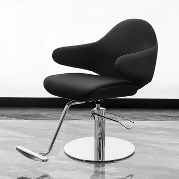 Besisukantis priėmimas Kirpėjų kėdės Veido salonas Pedikiūras Šiuolaikinės kirpėjų kėdės Grožis Besisukantis Fotel Barberski baldai SR50BC
