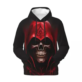 Black Skulls Essentials Hoodies Spring Dark Art Streetwear Džemperiai Pora y2k Mielas dizainas Oversized Megztinis Džemperis