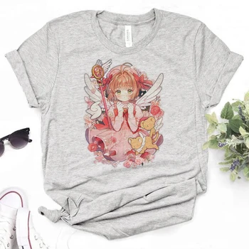 Cardcaptor Sakura tshirt women graphic t-shirts female y2k 2000s manga drabužiai