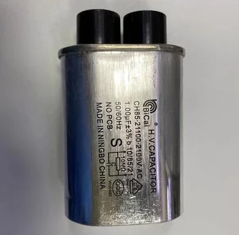 Ch85 aukštos įtampos mikrobangų krosnelės kondensatorius 1Uf aukštos įtampos kondensatoriaus padidinimo filtras Kondensatoriaus aliuminio apvalkalas