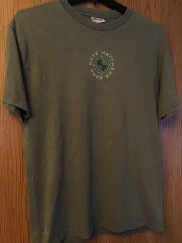 Dave Matthews Band - 2001 Žalieji marškiniai - L - Nedidelė dėmė apatiniame priekyje