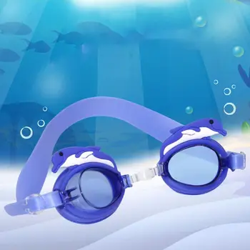 Dovanos Silikoninis vandeniui atsparus animacinis filmas nuo rūko su ausų kištukais Vaikų plaukimo akiniai Vaikų plaukimo akiniai
