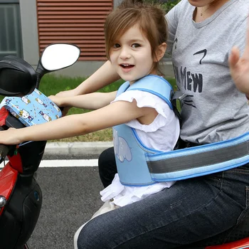 Dviračio saugos diržas Vaiko saugos diržas Motociklų priedai Reguliuojama apsauga Pad Saugos diržai Jojimo diržai Vaikų saugumas