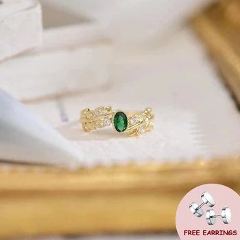 Elegantiškas žiedas 925 Sidabriniai papuošalai su cirkono aksesuarais moterims Vestuvių pažadas Vestuvių vakarėlio dovana Atvirų pirštų žiedų didmeninė prekyba
