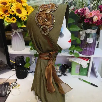 Freeshipping Hijab Muslim Women Shawl Headscarf Luxury Kuts Chiffon Scarf Malaysia Prayer Kufi Islam Saudi Arabia Mada
