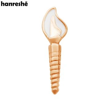 Hanreshe klasikinė dantų metalinė sagė Smeigtukai Medicininė burnos priežiūra Papuošalai Atlapų dantų ženklelis Dovana gydytojui odontologui slaugytojai