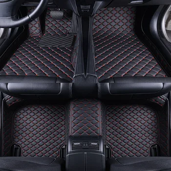 Individualūs automobilių grindų kilimėliai Audi A4 B7 2005 2006 2007 2008 Odiniai patvarūs kilimėliai Full Protector Auto Accessories Pėdų kilimas