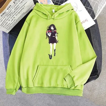 Jigoku Shoujo Harajuku Anime gobtuvai Mieli animaciniai džemperiai Kawaii Grafiniai drabužiai Priešas Vyrai/moterys Reguliariai tinka Vilnos megztiniai