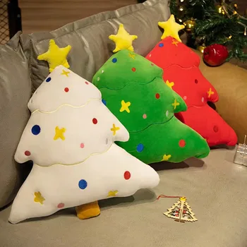 Kalėdinė dekoracija Kalėdų eglutės pagalvė Atlošas Minkšta įdaryta kalėdinė dovana