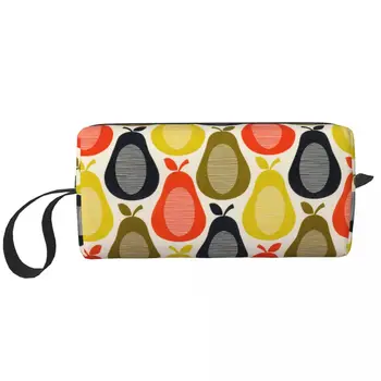 Kriaušės Orla Kiely didelis makiažo krepšys Neperšlampamas maišelis Kelioniniai kosmetikos krepšiai Spalvingas dizainerio laikymo krepšys moterims