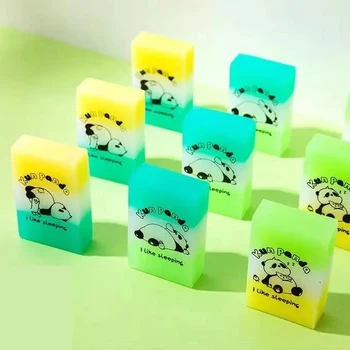 Miela panda minkštos gumos trintukas Kawaii Mokykliniai daiktai Raštinės reikmenys studentams Šaunūs prizai Kanceliarinės prekės Korėjiečių