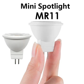 mini COB prožektorius MR11 GU4 LED lemputė 12V 3W aukštos šviesos šilta balta šviesa, tinkama virtuvės denio keitimui 20W 50W halogenas
