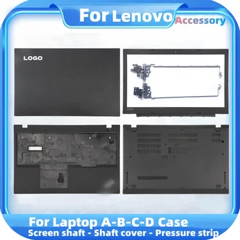 Naujas originalus LCD galinis dangtelis, skirtas Lenovo Thinkpad L580 L590 nešiojamojo kompiuterio priekinio rėmelio vyriai Palmrest apatinis dėklas Vyris L580 15.6 