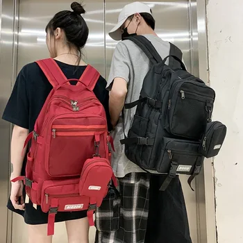 Neperšlampama išeinanti kelionė Oksfordo kuprinė vyriški moteriški mokykliniai krepšiai paauglių kelionių kuprinėms Harajuku poros krepšys