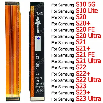 Pagrindinės plokštės remontas Naujos pagrindinės plokštės lankstus kabelis, skirtas Samsung Galaxy S10 Lite S20 FE S21 Plus S22 Ultra S23 5G