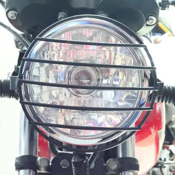 Priekinių žibintų grotelių apsauga Patobulintas priekinių žibintų saugumas prailginkite priekinius žibintus Geležies medžiagų apsaugos įrankis kreiseriams Motociklai