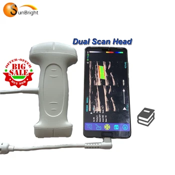 puikus pardavimas Naujas ultragarso produktas Spalva Doplerio medicininis USB ultragarsas išgaubtas linijinis zondas