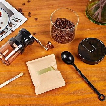 Rankomis sukamas buitinis mažas kavos aparatas Malimo kavos priedai Barista mini malūnėlis Rankiniai įrankiai Espresso kavos indai