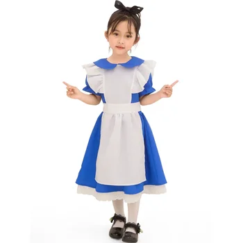 S-XL Mielas tarnaitės kostiumas vaidmenų žaidimas Helovino kostiumas Vaikų dienos darželio mergaitės spektaklio kostiumas