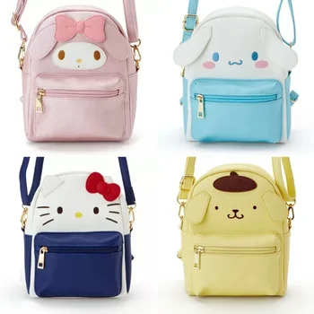 Sanrioed Anime Kawaii Hello Kitty Cinnamoroll My Melody Kuromi kuprinė Crossbody Messenger krepšys Mažas mokyklinis krepšys Dovana Y2K krepšys