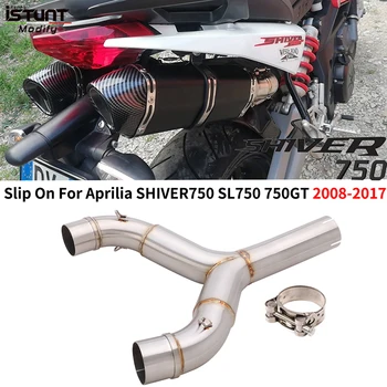 Skirta Aprilia SHIVER750 2008-2017 Aprilia Shiver 750 GT 2008-2017 Mid Link Pipe Espace Moto Connect 51mm duslintuvo slydimas