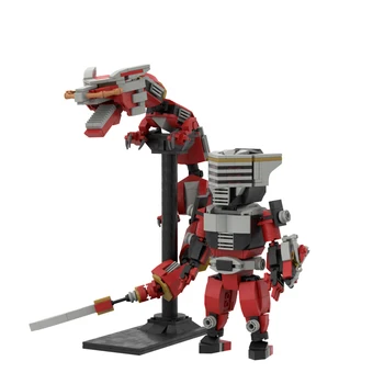 statybiniai blokai MOC Mecha serijos Dragon Knight (pačių sukurtas) robotų rinkinys Kamen ridered Bricks žaislas vaikams gimtadienio dovana