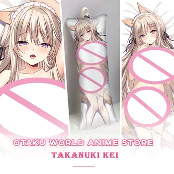Takanuki Kei Dakimakura Anime Otaku 2-Side Printed Waifu Decor Hugging Body Pillow Case Cushion Pillow Cover Accessories