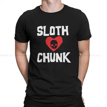 The Goonies Film Creative TShirt for Men Sloth Loves Chunk Round Collar Polyester T Shirt Distinctive Birthday Gifts OutdoorWear