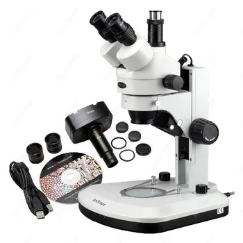 Track stereo mikroskopas --AmScope Supplies 3.5X-90X Track stereo mikroskopas w LED lemputės + 10MP kamera Win & Mac