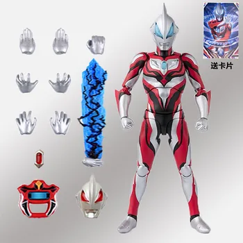 Ultraman rankomis valdomas tamsus Aix žaislas Zeta Ultimate Shining Ciro Otto Regia Anime Suaugusiųjų žaislai Gimtadienio dovanų žaislai