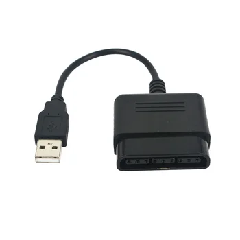 USB adapterio keitiklio kabelis, skirtas PS2 Dualshock Joypad GamePad į PS3 kompiuterį USB žaidimų valdiklio adapterio keitiklio kabelis