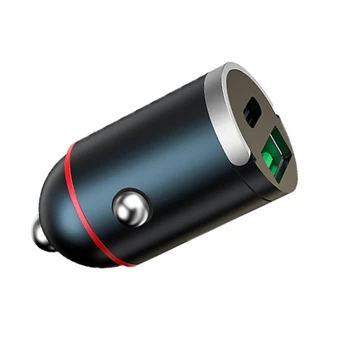 USB automobilinis įkroviklis 5A greito įkrovimo įkroviklis 12-24V lizdo žiebtuvėlio įkroviklis telefono įkrovimo adapteriui