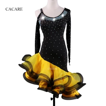Vakarėlių suknelė Šokis Dėvėti Lotynų Šokio suknelė Apranga Moteriškas kostiumas Konkursiniai kostiumai Suaugusiųjų modernus šokis Samba D0080 Tinkinti