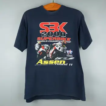 Vintage y2k 2000 Superbike Championship TT Assen marškinėliai ilgomis rankovėmis