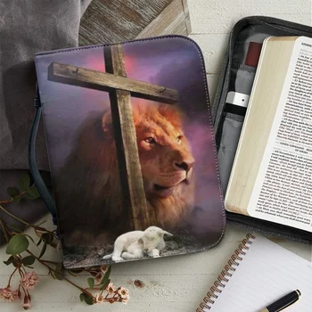 Yikeluo Naujas mados dizainas Biblijos viršelio dėklas Moterų Biblijos laikymo krepšiai Praktiškas Biblijos nešiojimo dėklas Krikščionybės maldos dovana
