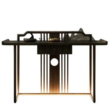 YY konsolės svetainė Įėjimo spintelė Zen altorius ilgas siauras stalas Paprasti modernūs konsolės stalai