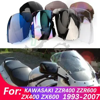 ZZR/ZX400 ZZR ZX-600 Motociklas Priekinis stiklas Windscree Vėjo deflektorius skirtas KAWASAKI ZZR400/ZX400 1993-2007 ZZR600/ZX600 1993-2004